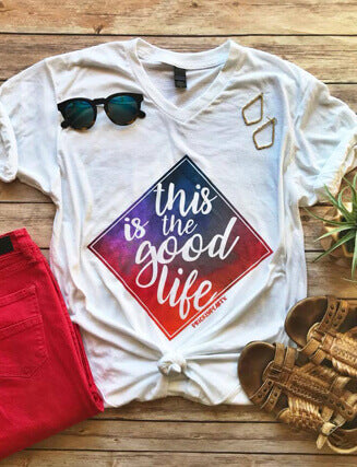 This is the Good Life Vintage White Tee